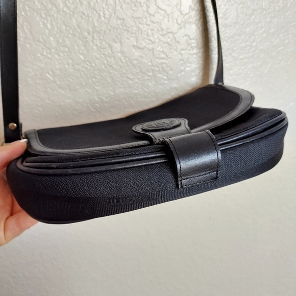 Vintage Fendi S.A.S. pequin ozmu stripe black crossbody bag - Picture 9 of 14